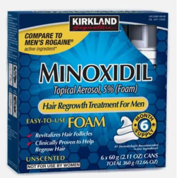  Kirkland Minoxidil Hair Growth Formula 6 Month Supply 