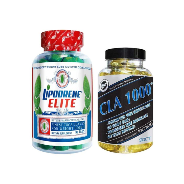 Best Price Nutrition Hi-Tech Pharmaceuticals Lipodrene Elite & CLA Stack 