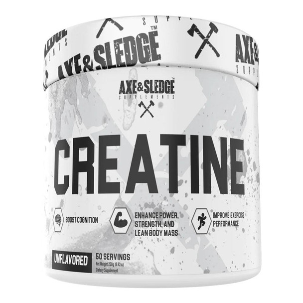 AXE & SLEDGE Axe & Sledge Creatine 50 Servings 