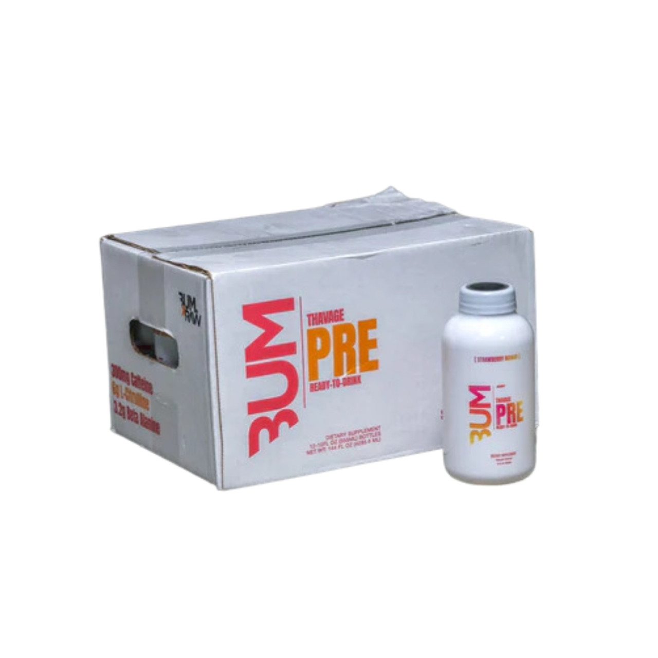 Raw CBUM Thavage Ready To Drink (RTD) Preworkout 12 Case