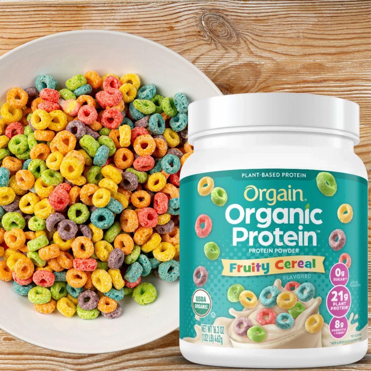 Orgain Fruity Cereal Plant Based Protein Powder Best Price Nutrition