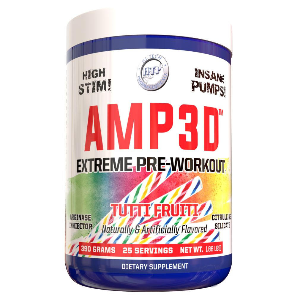 Image of Hi-Tech Pharmaceuticals AMP3D Pre Workout 25 Servings