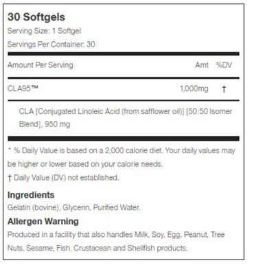 Allmax Nutrition Allmax CLA 95 30 Softgels