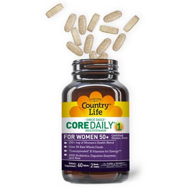Country Life Core Daily-1 Women 50+ 60 Tabs