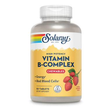 Solaray B-Complex Chewables 50 Tablets