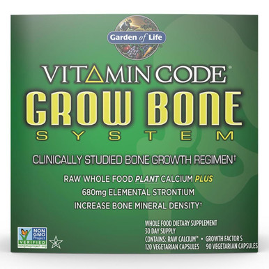 Garden of Life Vitamin Code Grow Bone System 30 Day Supply