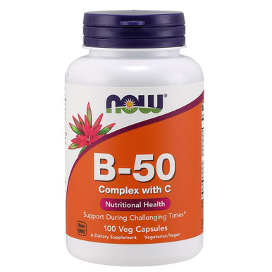 Now Foods B-50 Complex with C 100 Veg Capsules