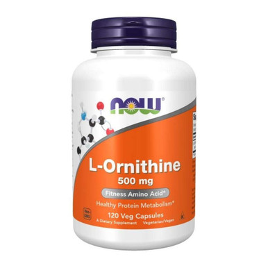 Now Foods Ornithine 500 Mg 120 Capsules