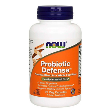 Now Foods Probiotic Defense 90 Vegetable Capsules - Best Price Nutrition