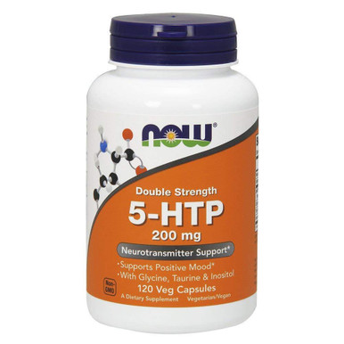 Now Foods 5-HTP 200 Mg 120 Vegetable Capsules