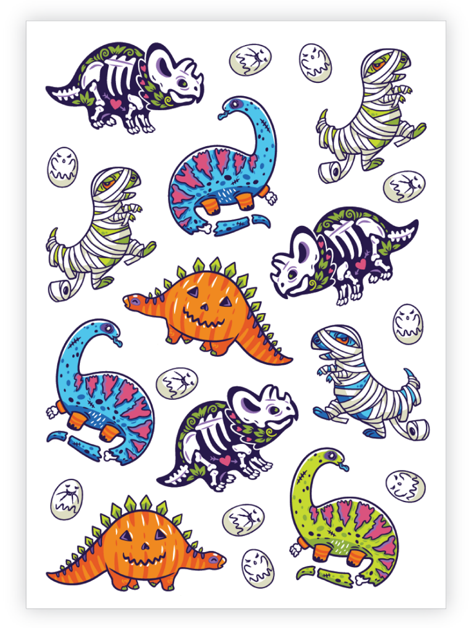 4cm Mini Dinosaur Temporary Tattoo Sheets Assorted Designsc  Bargain  WholeSalers