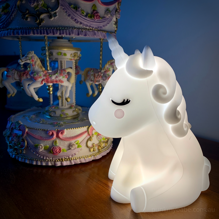 Lil Dreamers Unicorn Soft Touch Night Light Lamp