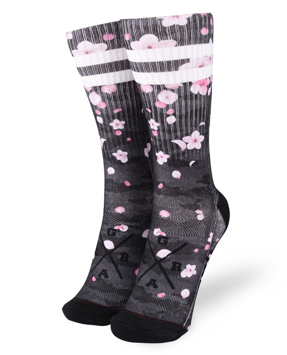 Liquorbrand Clothing Sakura Skater Calf Adult Socks