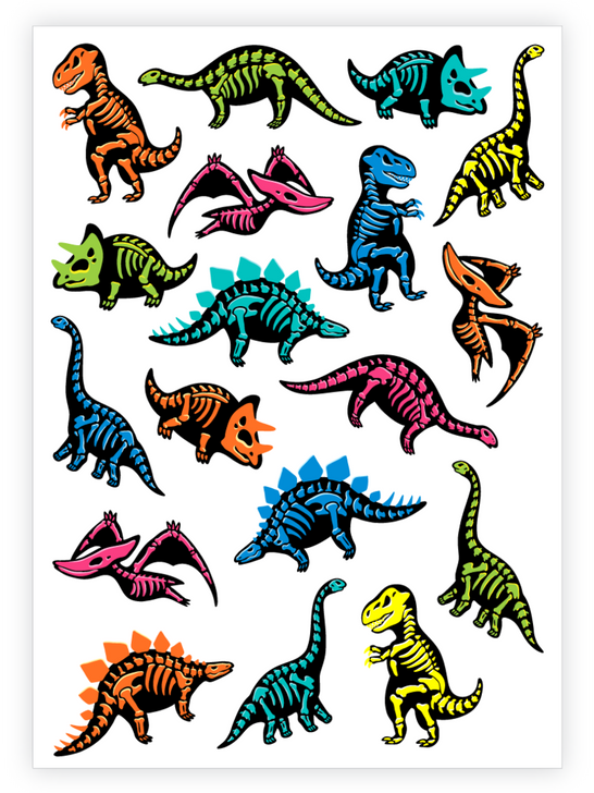 Cute Dinosaur Temporary Tattoo For Kids Boy Girl Face Neck Son Daughter  Watercolor TRex Tattoos Sticker Fake Paw DIY Tatoos  AliExpress