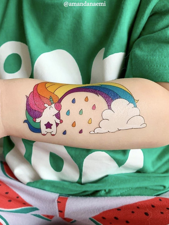 Little Unicorn Temporary Tattoo Set