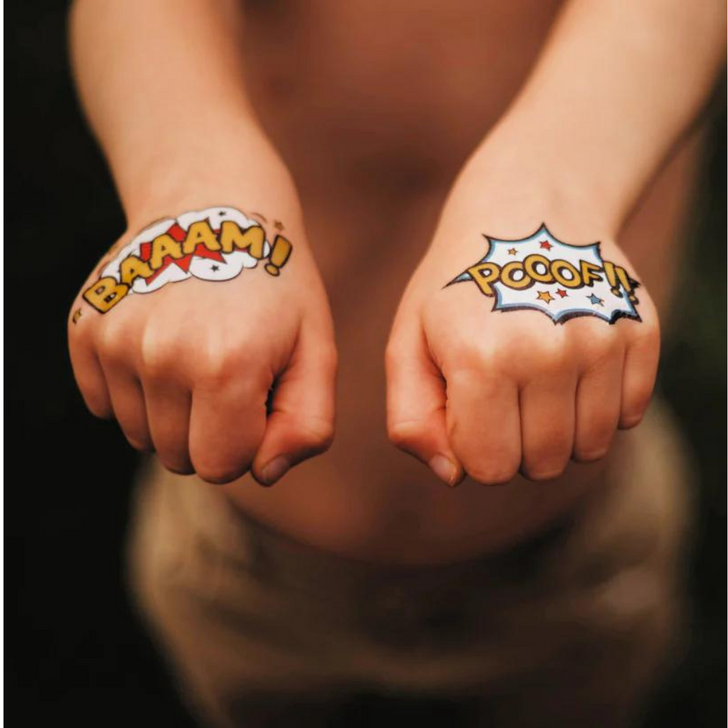 Baaam! Temporary Tattoo Set