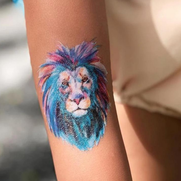 Temporary Lion Tattoo  Stylish Lion