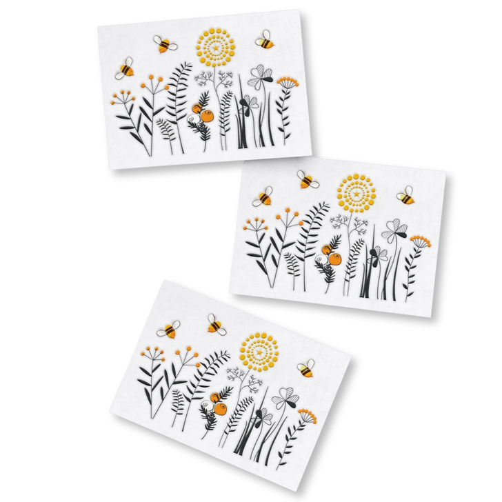 HoneyBee Temporary Tattoo Set