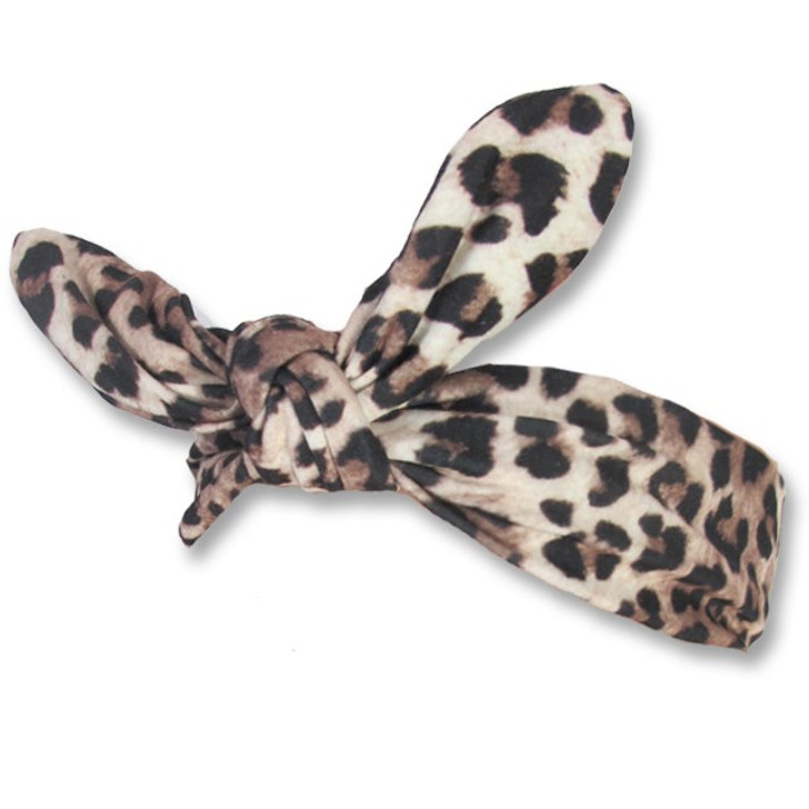 Six Bunnies Leopard Hair Bandana