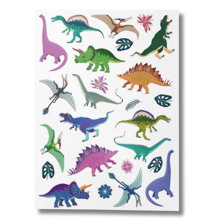 Dinosaurs Temporary Tattoo Set