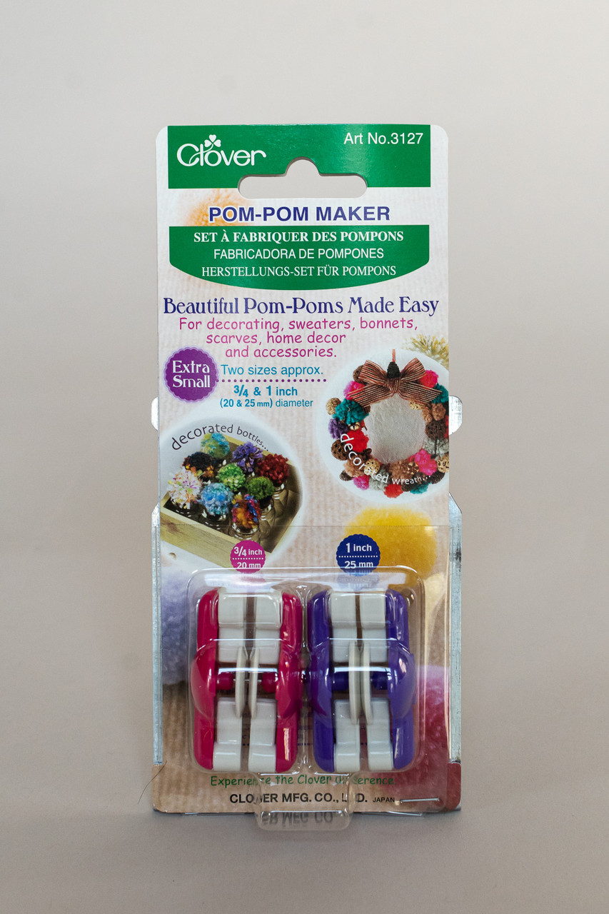 — Clover Pom Pom makers, Large and Small