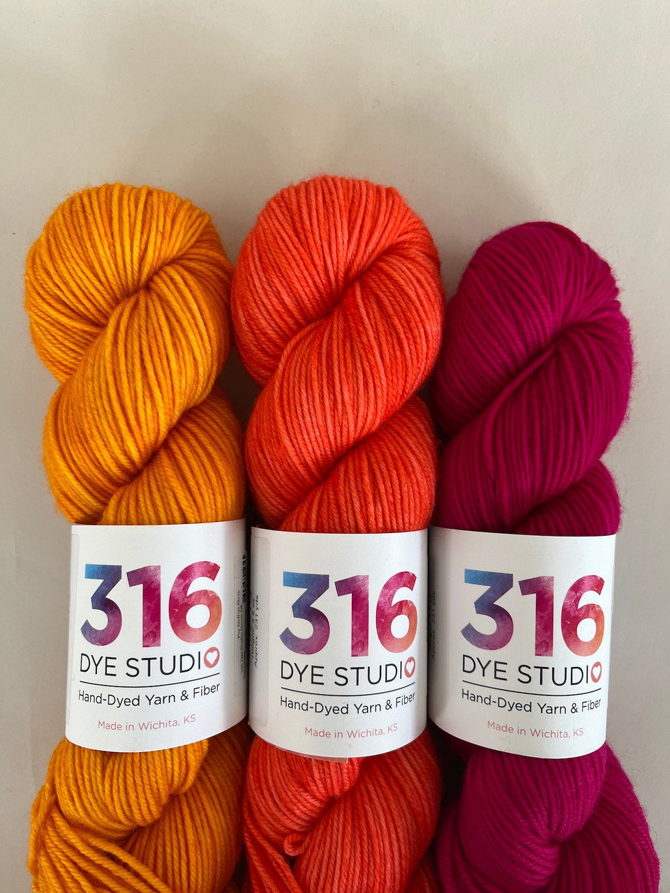 Hand Dyed Yarn Up to No Good Grey Purple Pink Gold Yellow Orange Red –  Crooked Kitchen Yarn