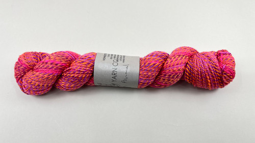 A skein of Primrose Homestead Sport yarn A skein of Primrose Homestead Sport yarn