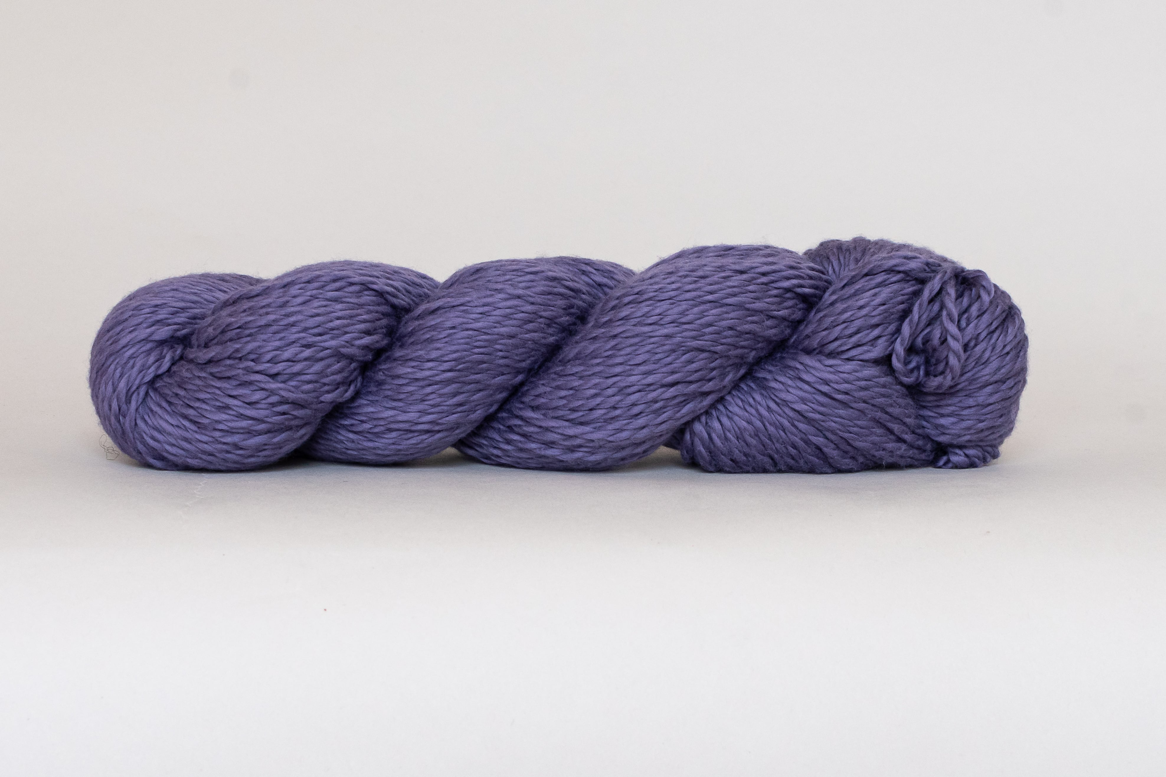 Blue Violet fine organic cotton yarn. Free pattern included.