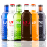 BAWLriety Bottle Pack includes 2 Cherry Cola, 2 Ginger, 2 Orange, 2 Root Beer, 2 Cherry, and 2 Original BAWLS bottles.