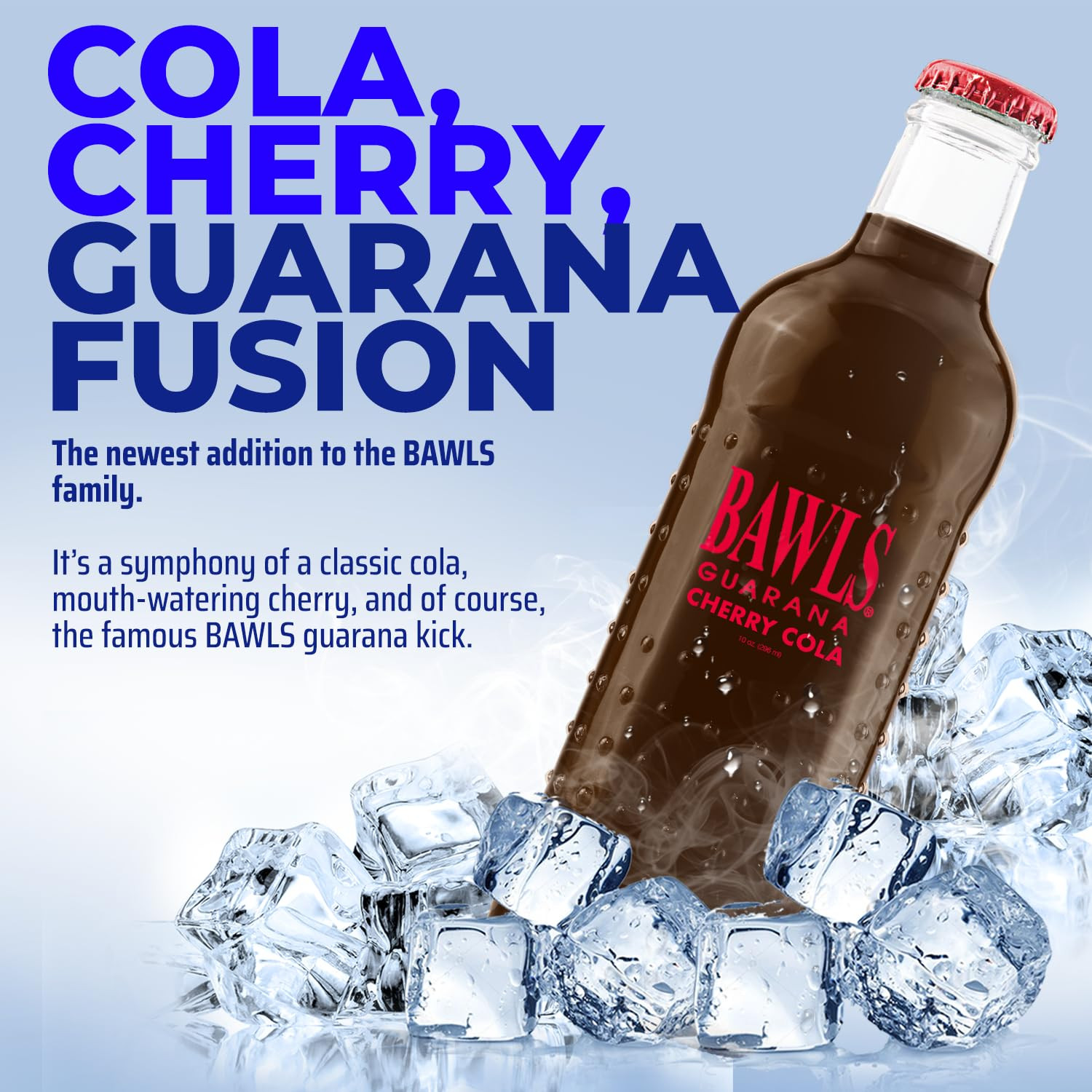 BAWLS Cherry Cola 10 oz 12 pack - BAWLS