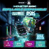 Monster 80K Refillable Disposable
