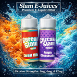 Slam E-Juices Premium E-Liquid 100ml