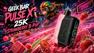 Strawberry B-Pop Geek Bar Pulse Flavor Review: Sweet & Smooth Vape