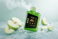 Sour Apple Ice – RAZ: A Tangy, Icy Explosion That Vape Lovers Can’t Resist