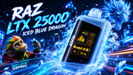 Discover the Iced Blue Dragon RAZ LTX Vape: Chill Meets Thrill