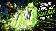 Sour Apple Ice Geek Bar Pulse Flavor Review: Refreshing Apple Tartness in Every Puff