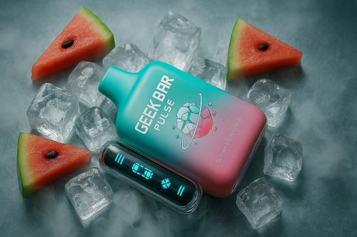 The image features a turquoise and pink 