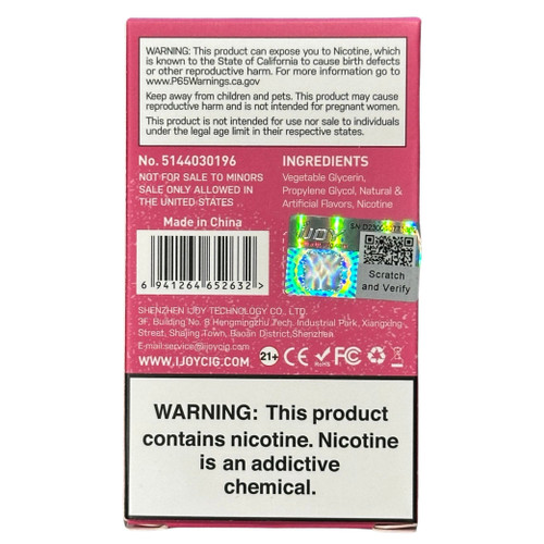 IJOY Bar IC8000 - Strawberry Mango