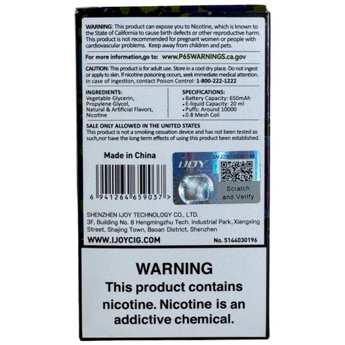 Banana Apple Strawberry - IJOY Bar SD10000