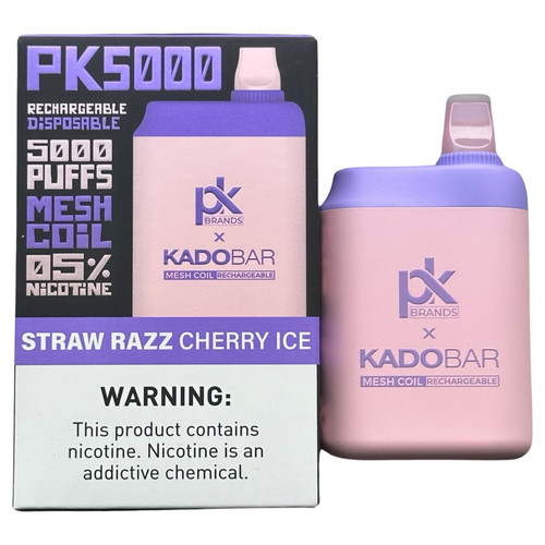 Kado Bar PK5000 Straw Razz Cherry Ice