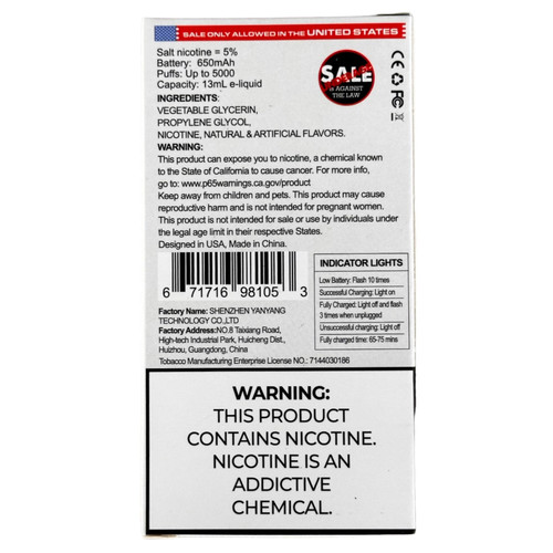 Hyppe Max Air 5000 Banana Freeze