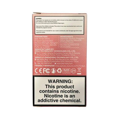 Strawberry Ice Creaм - Lost Mary BM5000