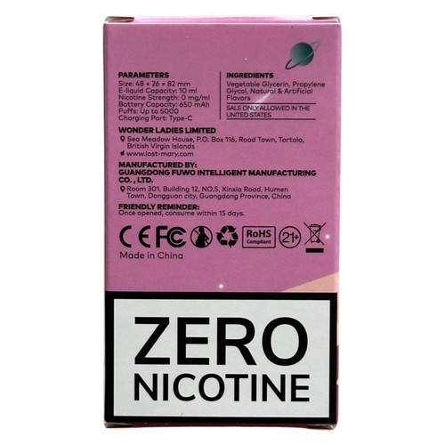Blue Cotton Candy - Lost Mary OS5000 - Zero Nicotine