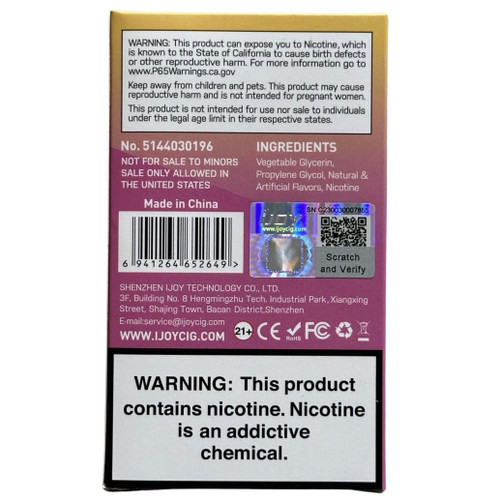 IJOY Bar IC8000 - Strawberry Kiwi