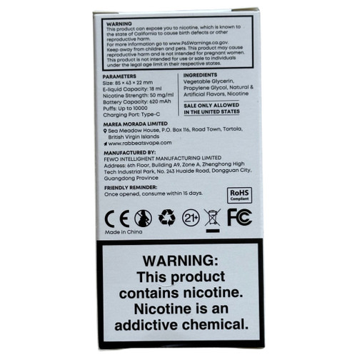 Peach Mango - RabBeats RC10000 by Lost Mary