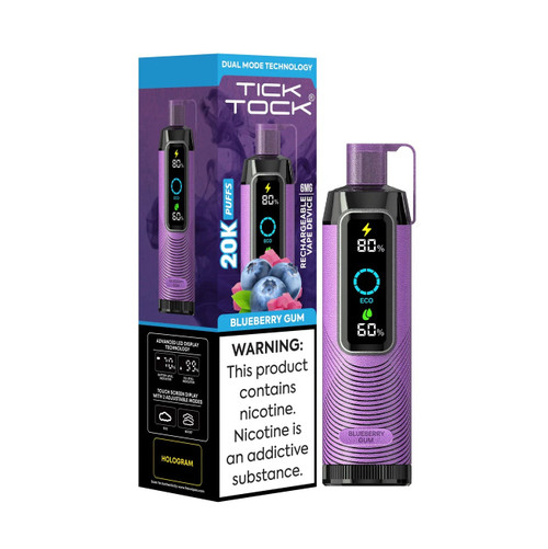 Blueberry Gum - Tick Tock 20K - 0.6% Nicotine