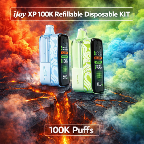 iJoy XP 100K Refillable Disposable KIT TEXAS COMPLIANT