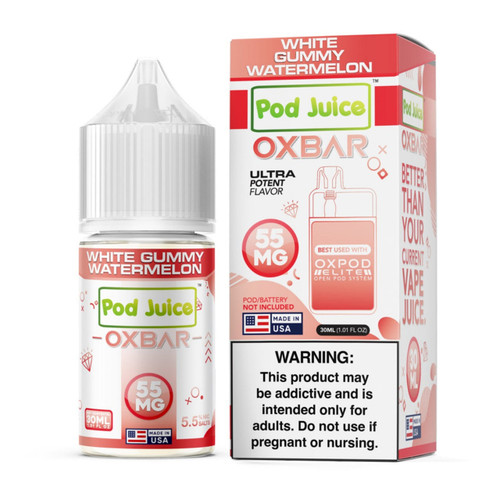 White Gummy Watermelon - Pod Juice X Ox-Bar E-Liquid | 30 ml