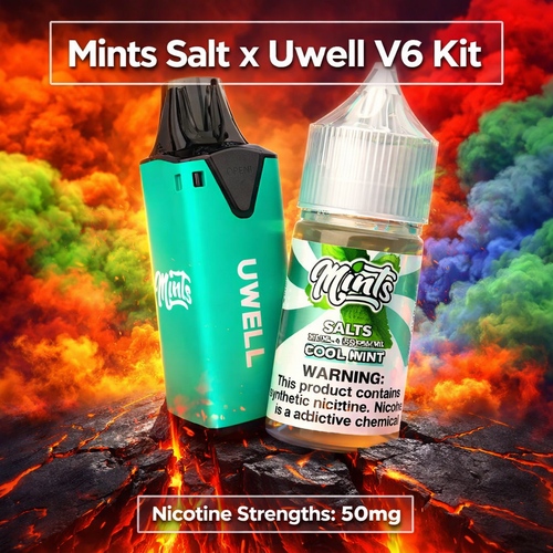 Mints Salt x Uwell V6 Kit