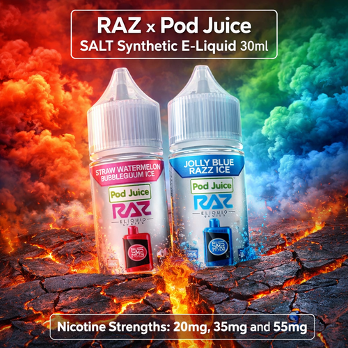 RAZ x Pod Juice SALT Synthetic E-Liquid 30ml